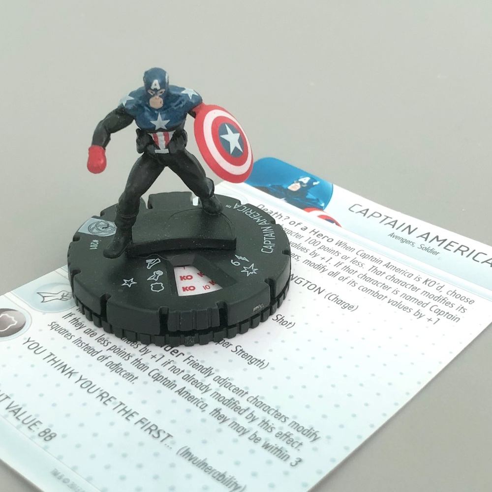 Marvel Comics Captain America HeroClix Series Figure #201